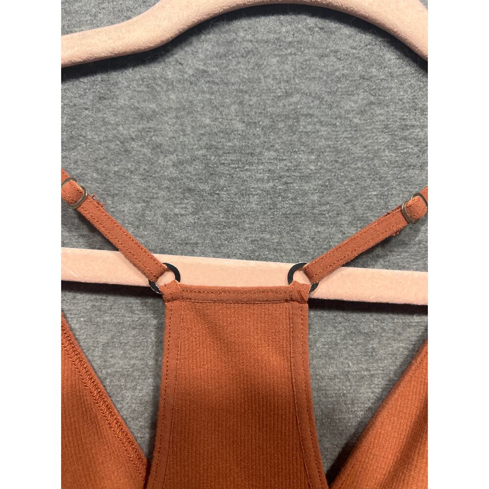Free People Intimately Move Along Bodysuit Ribbed Size XS/S Color Paprika - Picture 7 of 8
